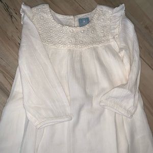 GAP White Dress with Diaper Cover NWT
